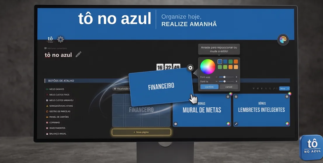 Personalização do Planner
